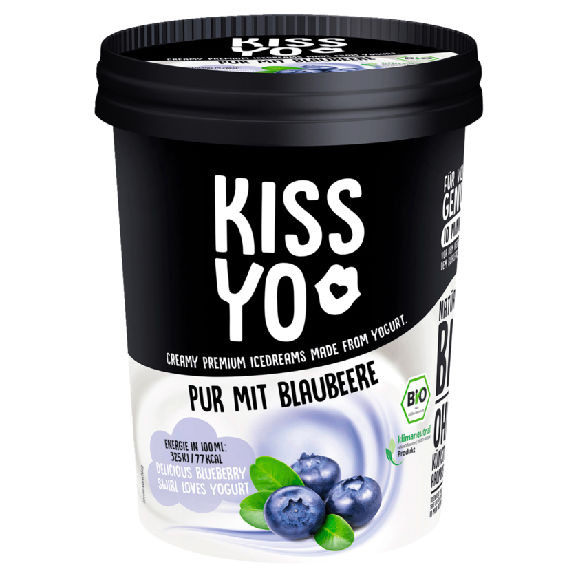 Kissyo Bio Pur mit Blaubeere 500ml